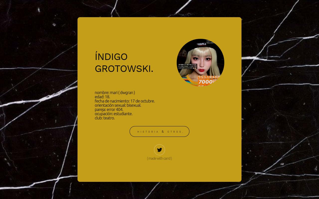 Carrd profile picture for @ind